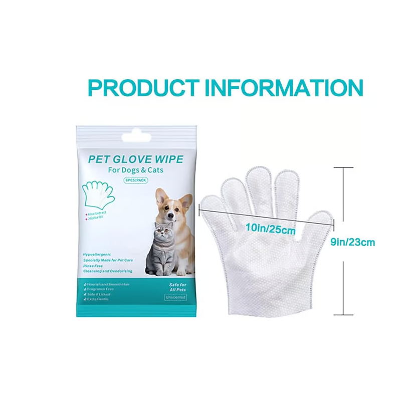 🐾50% OFF NOW!Convenient Efficient Pet Wash-Free Wipes Gloves