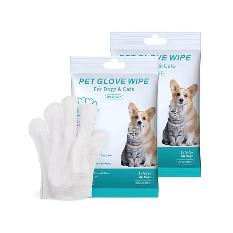 🐾50% OFF NOW!Convenient Efficient Pet Wash-Free Wipes Gloves