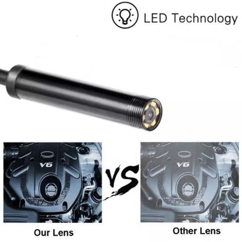 🔥3 In 1 Waterproof USB Endoscope Camera with LED