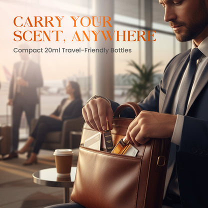 🎈Long-lasting men's perfume gift set (1 set with 4 bottles)