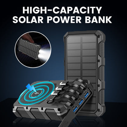 🔥【Best Seller】🔥49800mAh High-Capacity Solar Power Bank with Built-in Light☀️🔋