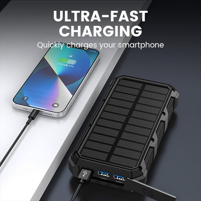 🔥【Best Seller】🔥49800mAh High-Capacity Solar Power Bank with Built-in Light☀️🔋
