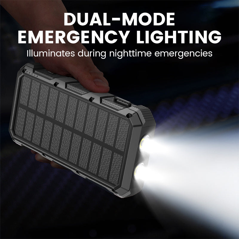 🔥【Best Seller】🔥49800mAh High-Capacity Solar Power Bank with Built-in Light☀️🔋