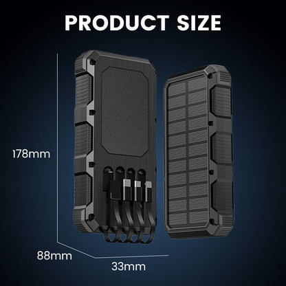 🔥【Best Seller】🔥49800mAh High-Capacity Solar Power Bank with Built-in Light☀️🔋