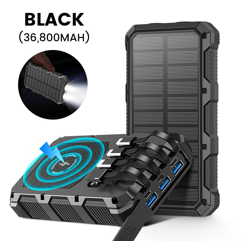 🔥【Best Seller】🔥49800mAh High-Capacity Solar Power Bank with Built-in Light☀️🔋