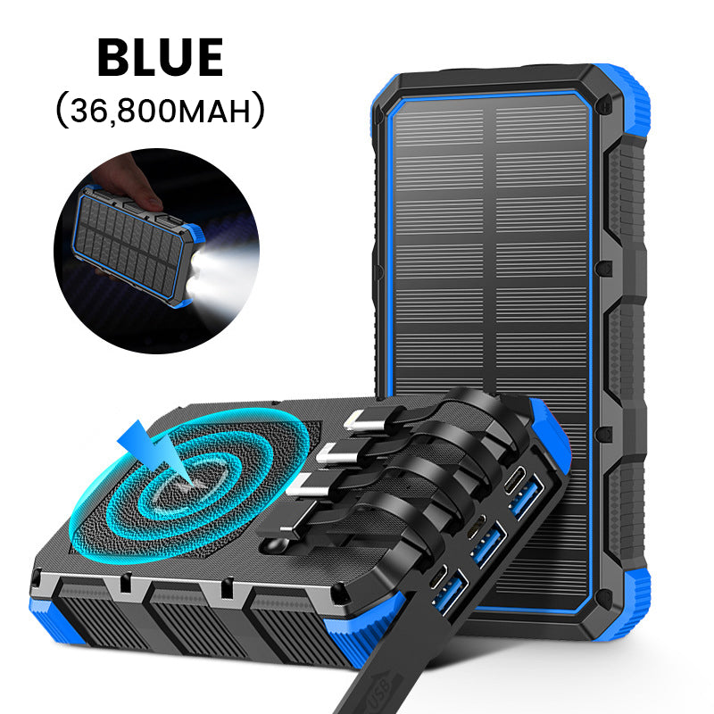 🔥【Best Seller】🔥49800mAh High-Capacity Solar Power Bank with Built-in Light☀️🔋