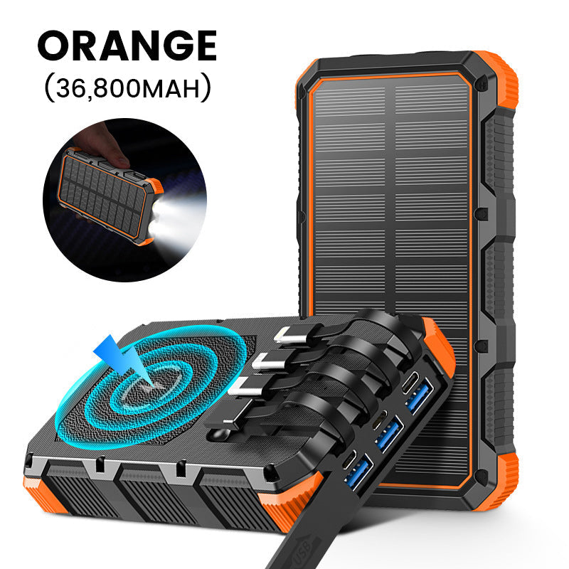 🔥【Best Seller】🔥49800mAh High-Capacity Solar Power Bank with Built-in Light☀️🔋