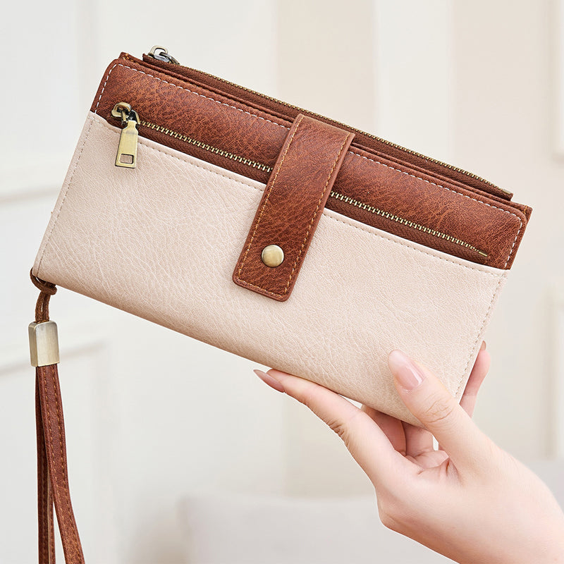 ✨Women's Retro Style RFID Blocking Tri-fold Wallet🛍️
