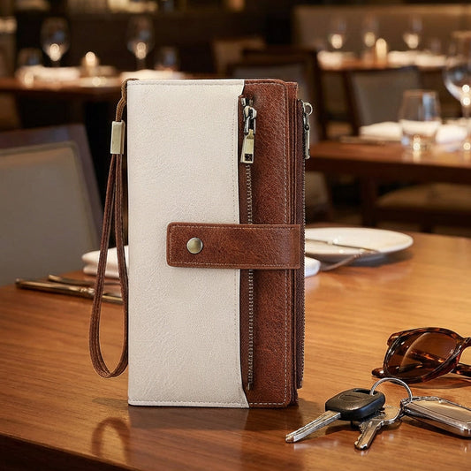 ✨Women's Retro Style RFID Blocking Tri-fold Wallet🛍️