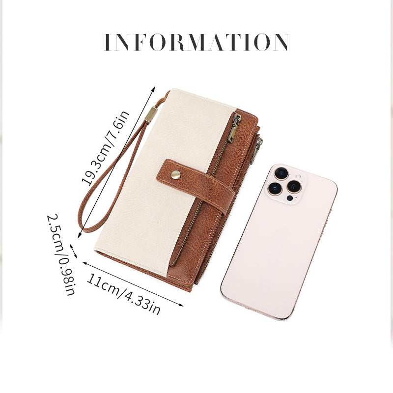 ✨Women's Retro Style RFID Blocking Tri-fold Wallet🛍️