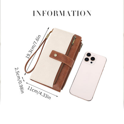 ✨Women's Retro Style RFID Blocking Tri-fold Wallet🛍️