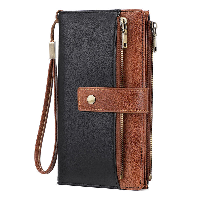✨Women's Retro Style RFID Blocking Tri-fold Wallet🛍️
