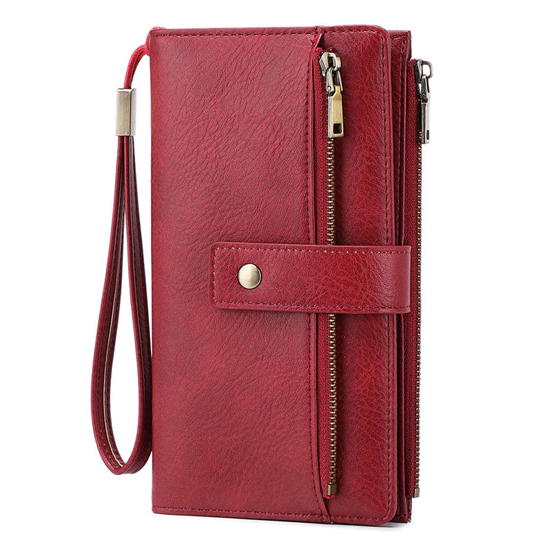 ✨Women's Retro Style RFID Blocking Tri-fold Wallet🛍️
