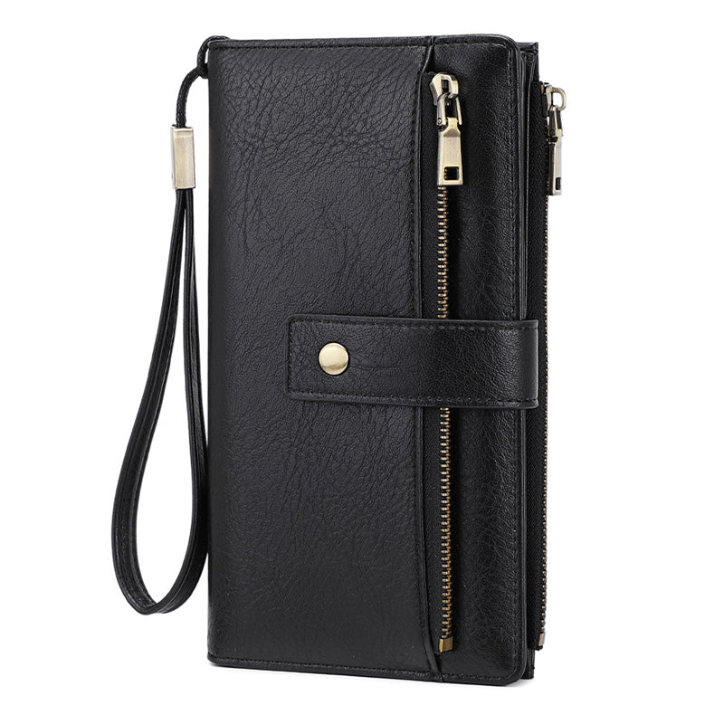 ✨Women's Retro Style RFID Blocking Tri-fold Wallet🛍️