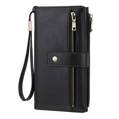 ✨Women's Retro Style RFID Blocking Tri-fold Wallet🛍️