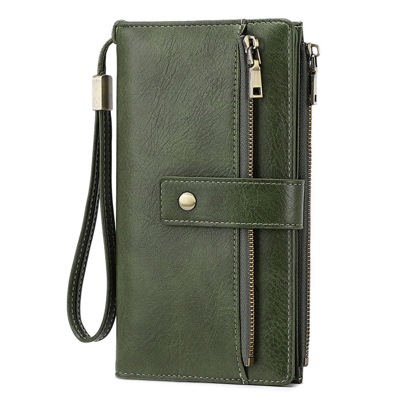 ✨Women's Retro Style RFID Blocking Tri-fold Wallet🛍️