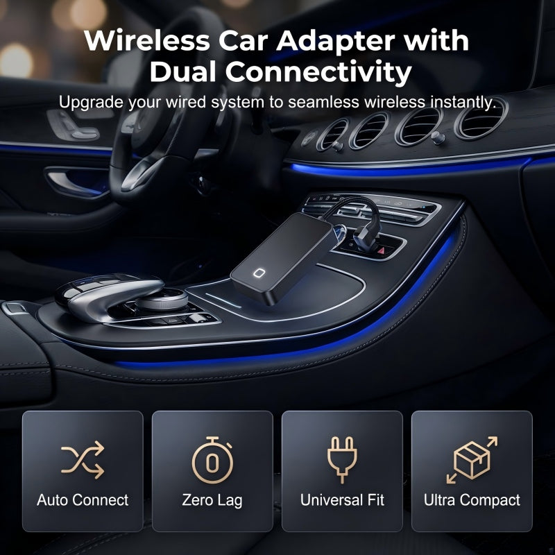 Play2Video Ultra Wireless CarPlay/Android Auto All-in-1 Adapter