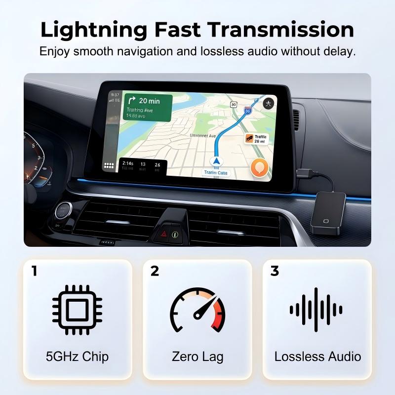 Play2Video Ultra Wireless CarPlay/Android Auto All-in-1 Adapter