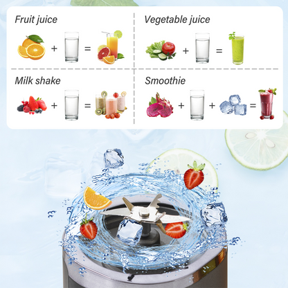 🏖️🍹Summer Hot Sale - Up to 50% OFF⚡50K+ SOLD!🎁Wireless Portable Juicer with 10 Blades