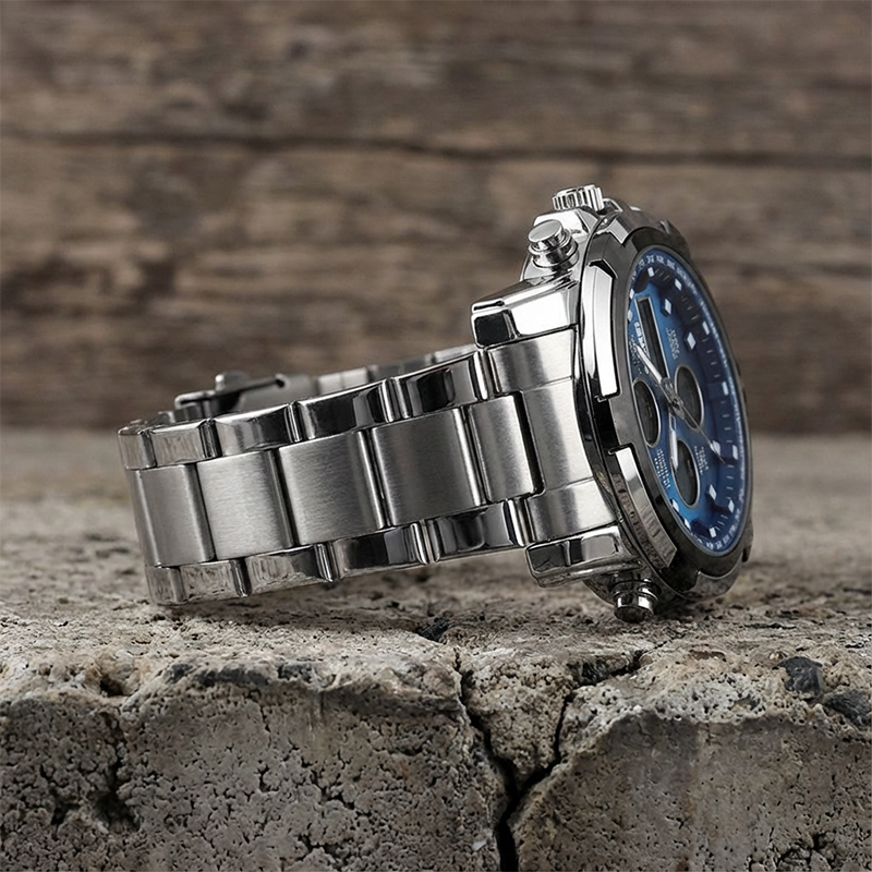 ⌚Waterproof Military Watches for Men – Analogue-Digital, Durable & Functional Design for Outdoor Activities🏕️