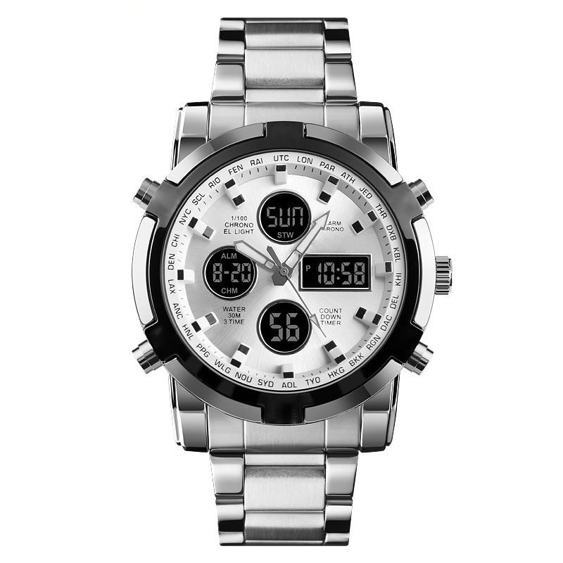 ⌚Waterproof Military Watches for Men – Analogue-Digital, Durable & Functional Design for Outdoor Activities🏕️