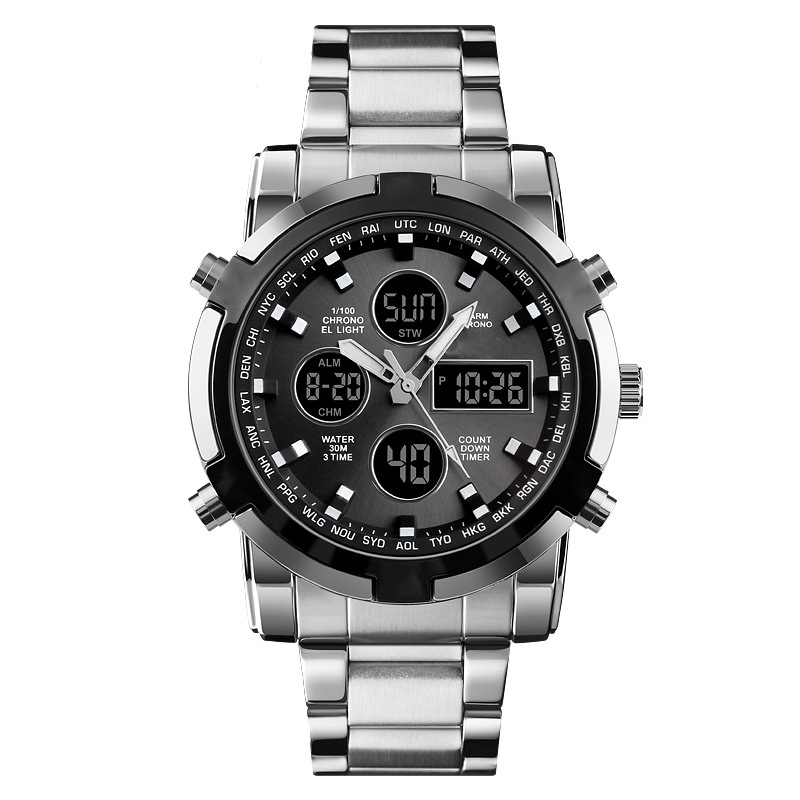 ⌚Waterproof Military Watches for Men – Analogue-Digital, Durable & Functional Design for Outdoor Activities🏕️