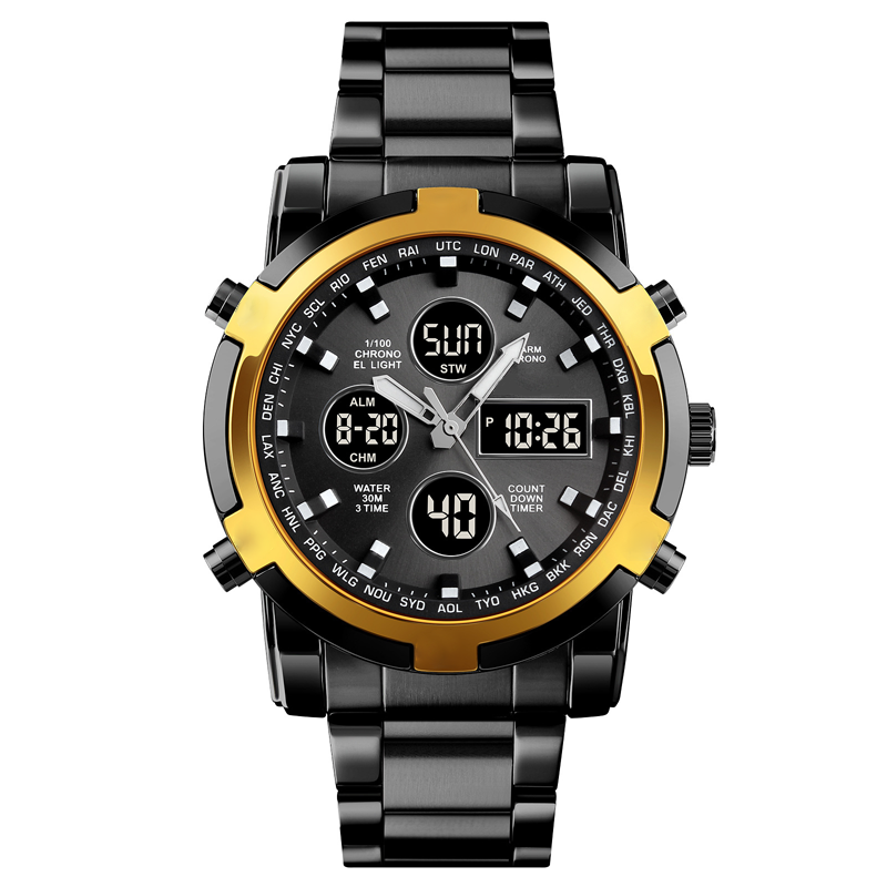 ⌚Waterproof Military Watches for Men – Analogue-Digital, Durable & Functional Design for Outdoor Activities🏕️
