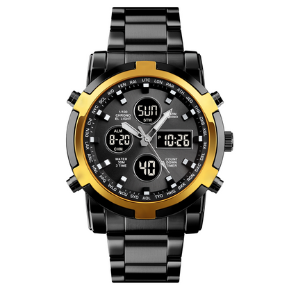 ⌚Waterproof Military Watches for Men – Analogue-Digital, Durable & Functional Design for Outdoor Activities🏕️