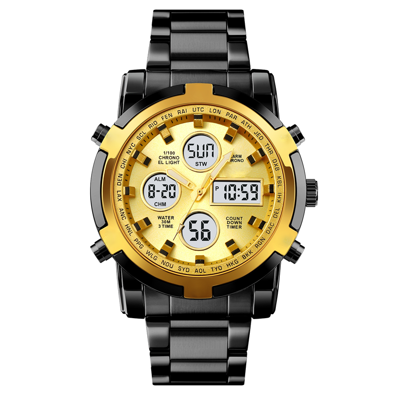 ⌚Waterproof Military Watches for Men – Analogue-Digital, Durable & Functional Design for Outdoor Activities🏕️