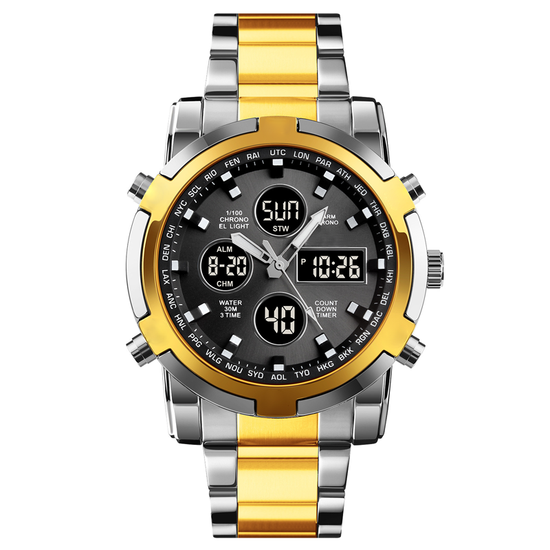 ⌚Waterproof Military Watches for Men – Analogue-Digital, Durable & Functional Design for Outdoor Activities🏕️