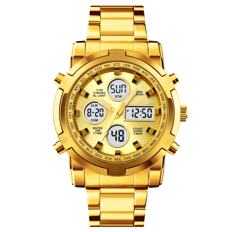 ⌚Waterproof Military Watches for Men – Analogue-Digital, Durable & Functional Design for Outdoor Activities🏕️