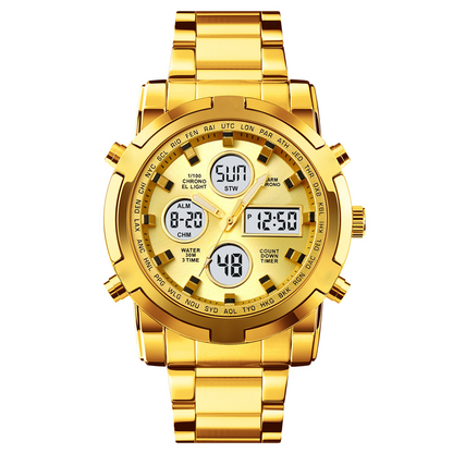 ⌚Waterproof Military Watches for Men – Analogue-Digital, Durable & Functional Design for Outdoor Activities🏕️