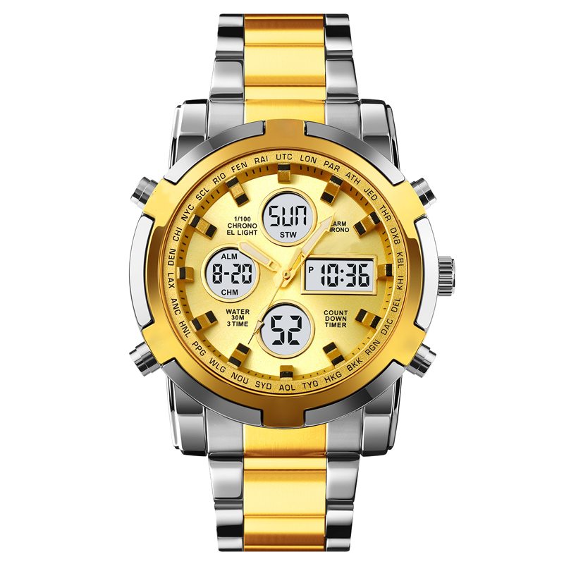 ⌚Waterproof Military Watches for Men – Analogue-Digital, Durable & Functional Design for Outdoor Activities🏕️