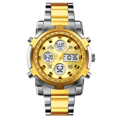 ⌚Waterproof Military Watches for Men – Analogue-Digital, Durable & Functional Design for Outdoor Activities🏕️