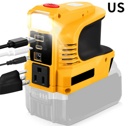 🔥Compact DC to AC Inverter - Suitable for cars, motorhomes, outdoor use