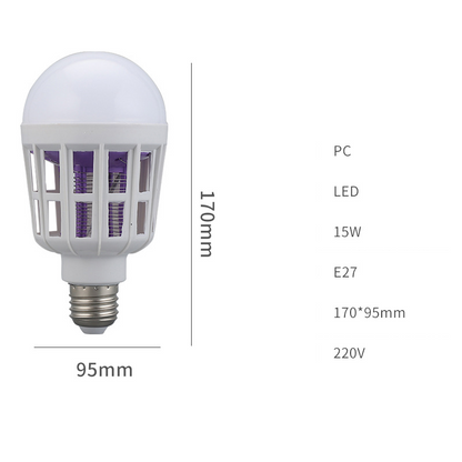 🔥New Hot Selling❤️‍🔥 LED Mosquito Killer Bulb – E27 Screw Base, Indoor/Outdoor Use