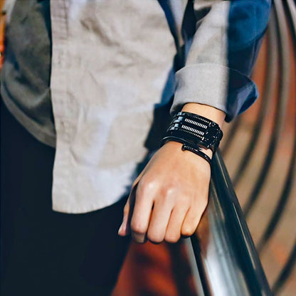 🏆50% OFF NOW! ⏳ Binary LED Watch – Stainless steel, blue light, sporty & water-resistant – modern style ⚡