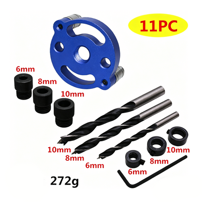 Self-Centering Dowel Jig Kit for Woodworking