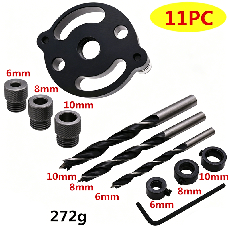 Self-Centering Dowel Jig Kit for Woodworking