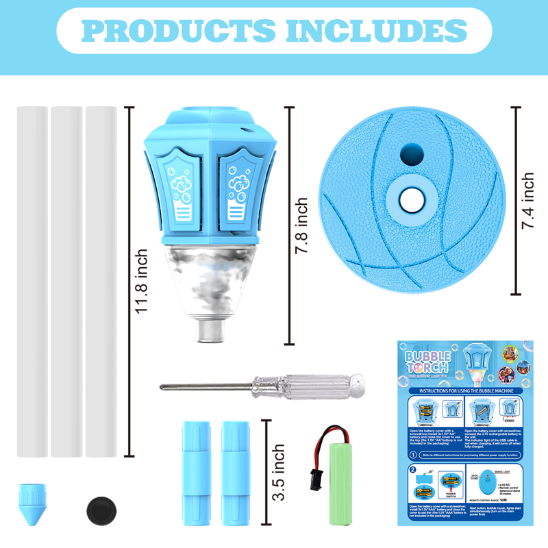 Remote Control Streetlight Bubble Machine