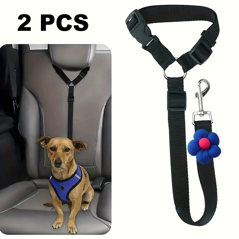 🎁2-in-1 Dog Car Seat Belt & Walking Leash