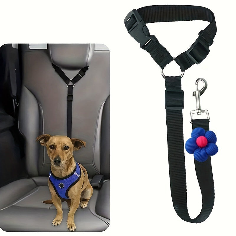 🎁2-in-1 Dog Car Seat Belt & Walking Leash