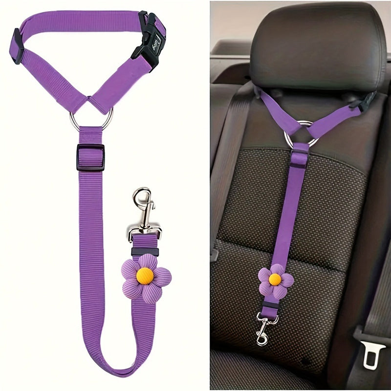 🎁2-in-1 Dog Car Seat Belt & Walking Leash