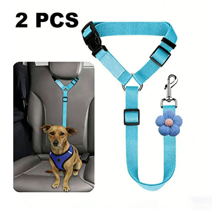 🎁2-in-1 Dog Car Seat Belt & Walking Leash