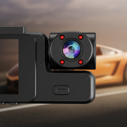 🚗50% OFF NOW ! ✨3‑Channel 1080P Dash Cam with WiFi – Triple Lens Car Driving Recorder