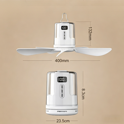 ⏰ Limited-time offer: 50% OFF a rechargeable ceiling fan with LED lights! 🌬️✨