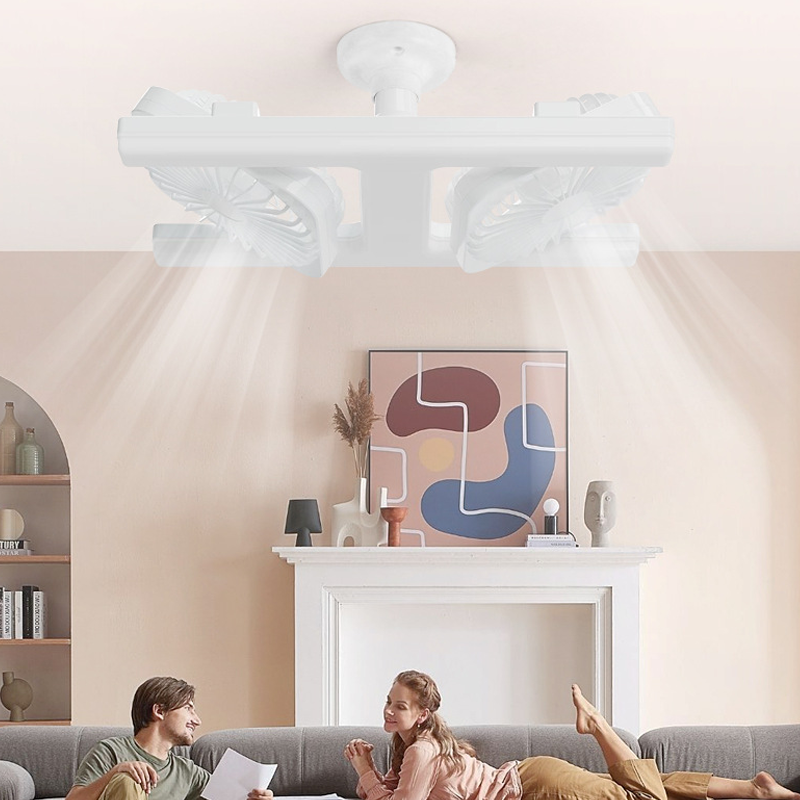📢📢50% OFF !! ⏰ 2-in-1 LED Ceiling Fan Light – Dual Cooling, Ultra Bright, Tool-Free Install 🌀
