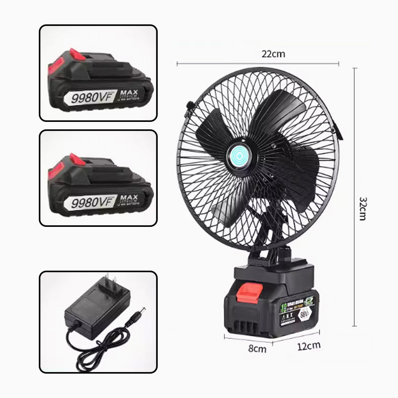 Rechargeable Portable Outdoor Wireless Camping Cooling Fan