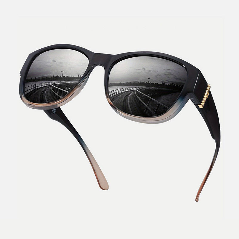 🕶️👓 50% OFF! Attention, glasses wearers: these oversized sunglasses slide right over your own glasses and make you look like a movie star—no expensive clip-ons, no fiddling with lenses!