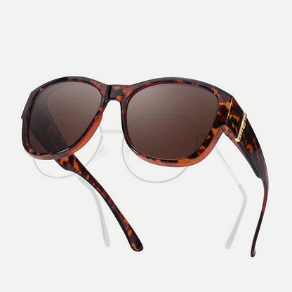 🕶️👓 50% OFF! Attention, glasses wearers: these oversized sunglasses slide right over your own glasses and make you look like a movie star—no expensive clip-ons, no fiddling with lenses!